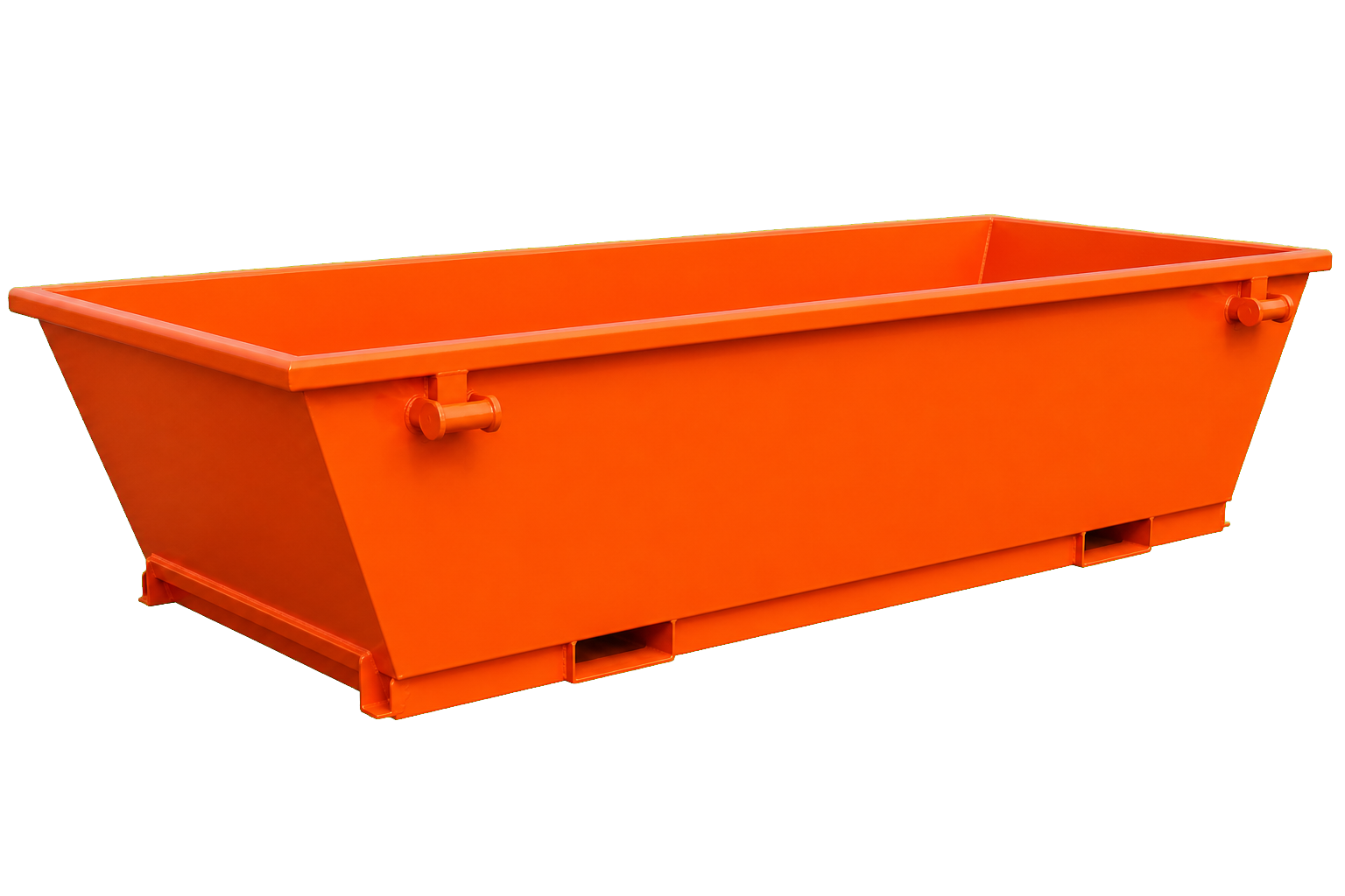 4 cubic metre orange skip bin capacity illustration