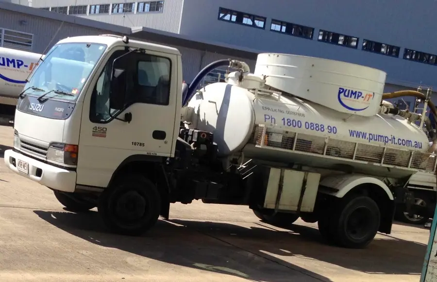 Pump-It vacuum truck supplied by Michael for oily-water collection